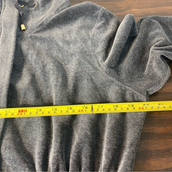 Charter Club Jacket Women  Full Zip Pockets Long Sleeve Gray large - Picture 12 of 12